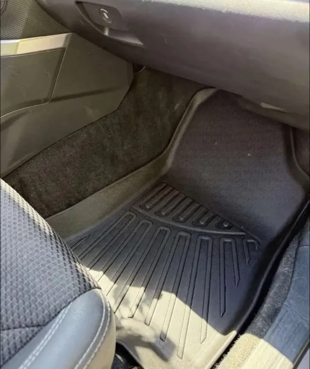Après nettoyage : tapis avant